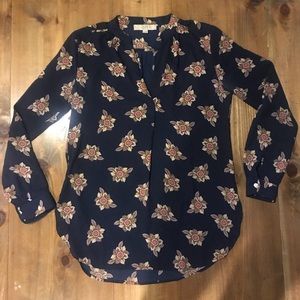 Anne Taylor LOFT Floral Blouse